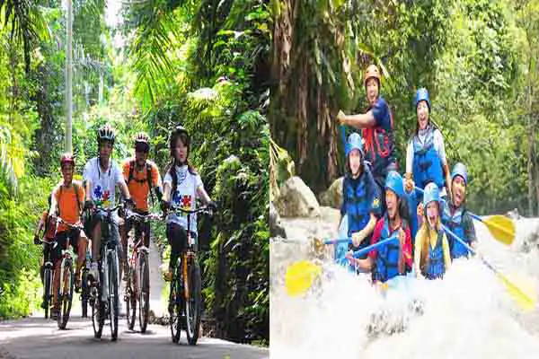 cycling rafting tour cycling rafting tour